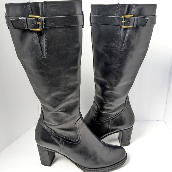 Ecco Shoes Ecco Leather Knee High Boots Poshmark